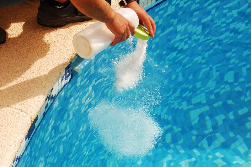 Water testing kits for accurate pool water analysis and chlorine level monitoring.